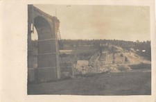 CPA 80 CARTE PHOTO D'UN VIADUC