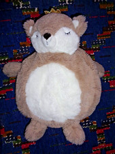 SR2/ DOUDOU PELUCHE ETAM RANGE PYJAMA BOUILLOTTE RENARD BICHE FAON BEIGE BLANC