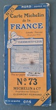 Carte routière ancienne