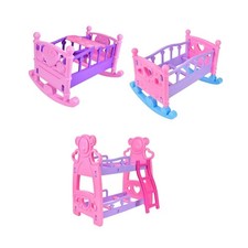 Ornements de berceau de maison de poupée Accessoire d'allaitement Playset
