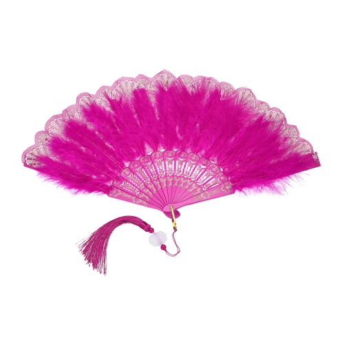 éventail vintage pliant - , fleur