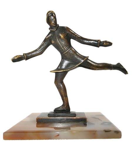 Figurine bronze art - en, déco