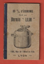 PETIT CARNET PUBLICITAIRE - MARMITE LILOR - AUTOCUISEUR - CALENDRIER 1927