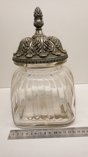 Ancienne bonbonnière verre - bonbonnière, en