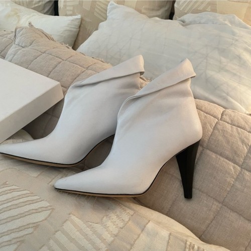 Iro white ankle boots black - white,