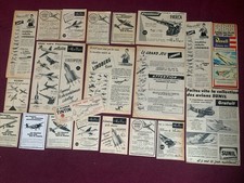 Avion publicites originale 60´ jouet miniature Lance Fusée heller Revell lindber