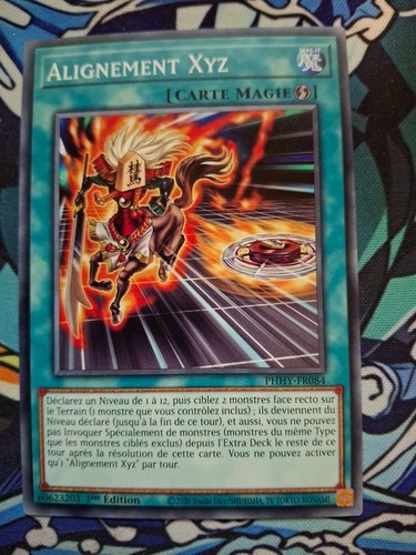 Carte alignement xyz - yu-gi-oh,