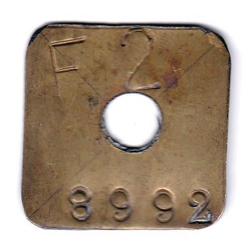 Jeton cuivre des mines - cuivre,