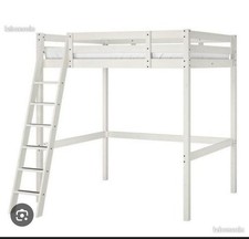 Lit Mezzanine avec Matelas Et Couverture 