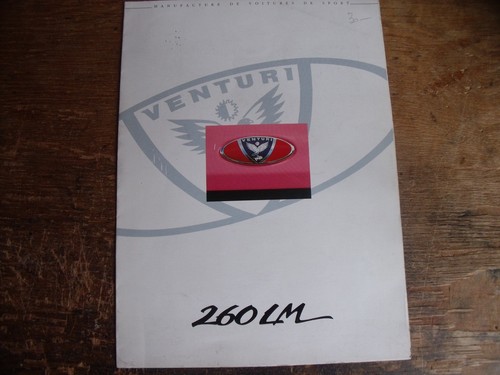 Venturi 260 prospectus - 260,
