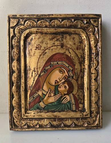 Icone byzantine vierge - byzantine,