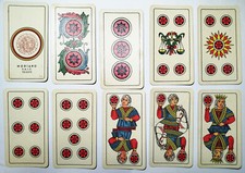 Jeu de cartes Italie, Modiano S.A.I.C Trieste, Lire 20, Scopa 44 cartes, 1943/45
