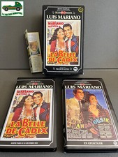 Coffret Cassette VHS LUIS MARIANO La belle de cadix & Andalousie René Chateau