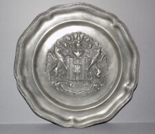 ANCIENNE ASSIETTE EN ÉTAIN IN