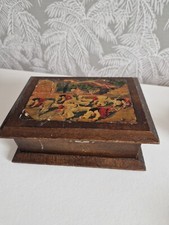 Boîte bois peinture Charles