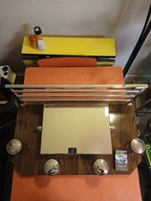 Vintage, superbe porte manteau mural années 50 / 60 en très bon état, 4 patères.