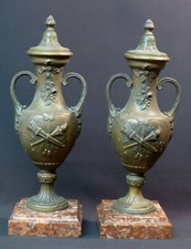 1890 belle paire cassolettes