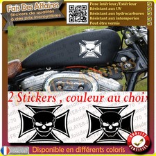2 stickers autocollant croix