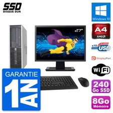 PC HP 6305 Pro SFF Ecran 27"