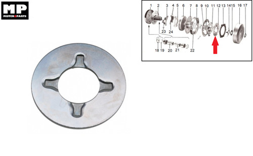 Plateau coupelle embrayage - coupelle, d'embrayage