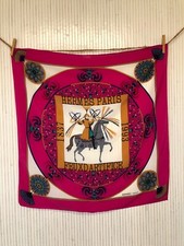 Foulard carré 90cm - , vintage