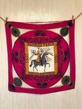 Foulard carré 90cm Vintage Feux d'artifice Cadeau pour Femme FO468