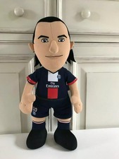 8 ⚜️ Peluche Poupée Paris Saint-Germain PSG Zlatan Ibrahimovic Hauteur 37 Cm