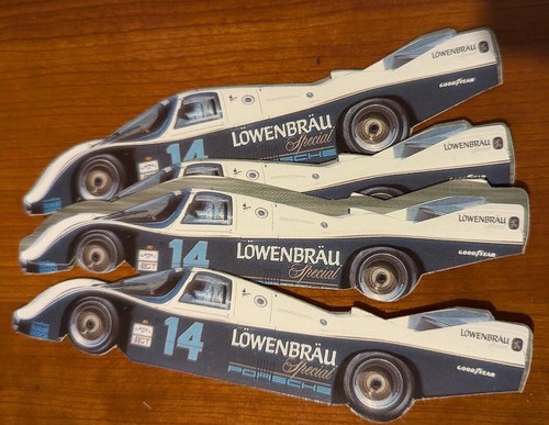 Six porsche lowenbrau - porsche,
