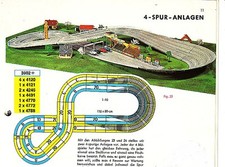 Faller AMS - Matériel De Rail Pour Un Circuit Complet À 4 Voies