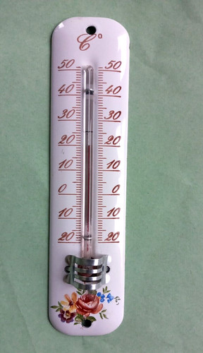 Ancien thermomètre émaillé