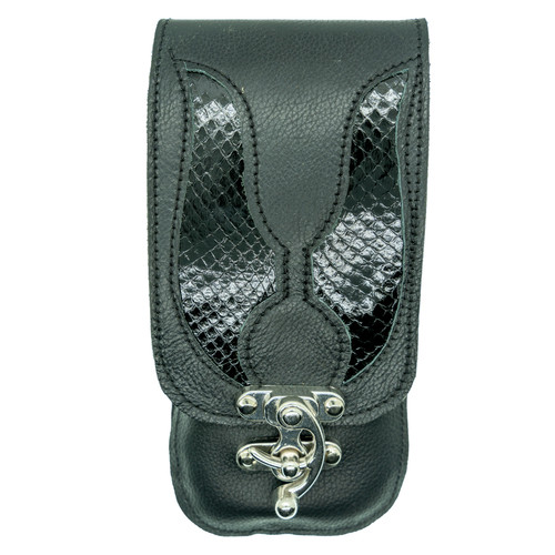 Cuir véritable python - cuir,