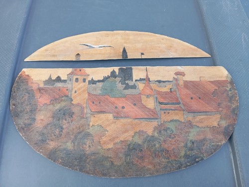Panneau tableau pyrogravure - tableau,