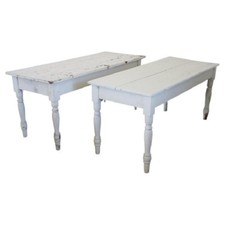 Paire de tables anciennes en