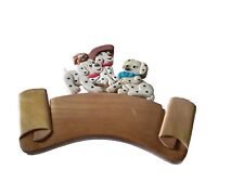 Plaque de porte en bois pour chambre  enfant "Le Fou du bois" 100% nature Neuve