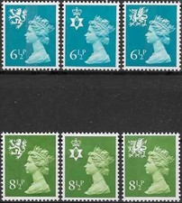 Timbres Grande Bretagne (type
