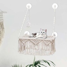 Macramé chat hamac sans tapis