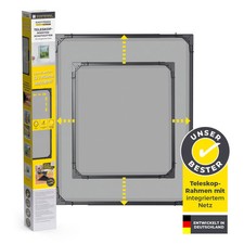 EASYmaxx Grille Anti-Insectes Grille Pour Fenêtre Réseau Cadre Télescopique