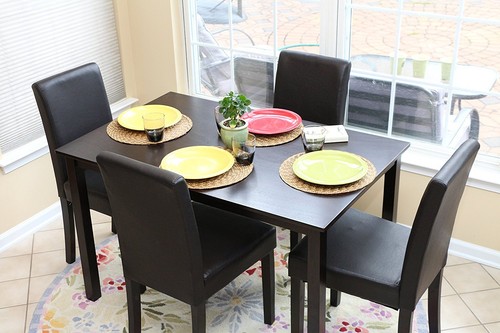 Home life black leather 4 - black,