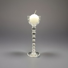 Bougeoir Cristal De Saint-Louis Modèle Bubble  Photophore Ht 20,3cm