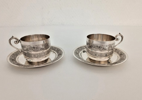 Paire tasses gallia par - tasses,