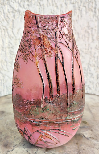 Vase legras signé un - vase,