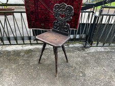 Chaise rustique tyrolienne à