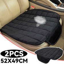 2 x coussin de siège avant coussin de siège de voiture housse de siège tapis de siège housse en peluche neuf