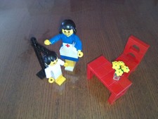 LEGO FIGURINE REF 276 VINTAGE "INFIRMIERE" OCCASION EN BON ETAT 100% LEGO