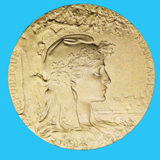 médaille medaillon bronze