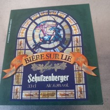 Étiquette biere d'alsace Brie