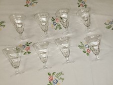 Lot De 8 Anciens Verres À