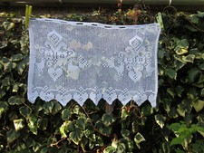 Rideau ancien fait main au