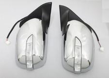 R+ L. Porte Miroir Chrome Électrique Pour Toyota Land Cruiser 3.0TD KDJ120/125 (