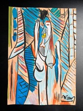 Dessin Wifredo Lam sur papier